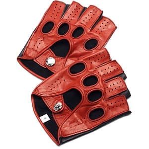 Finger less  Leather Gloves